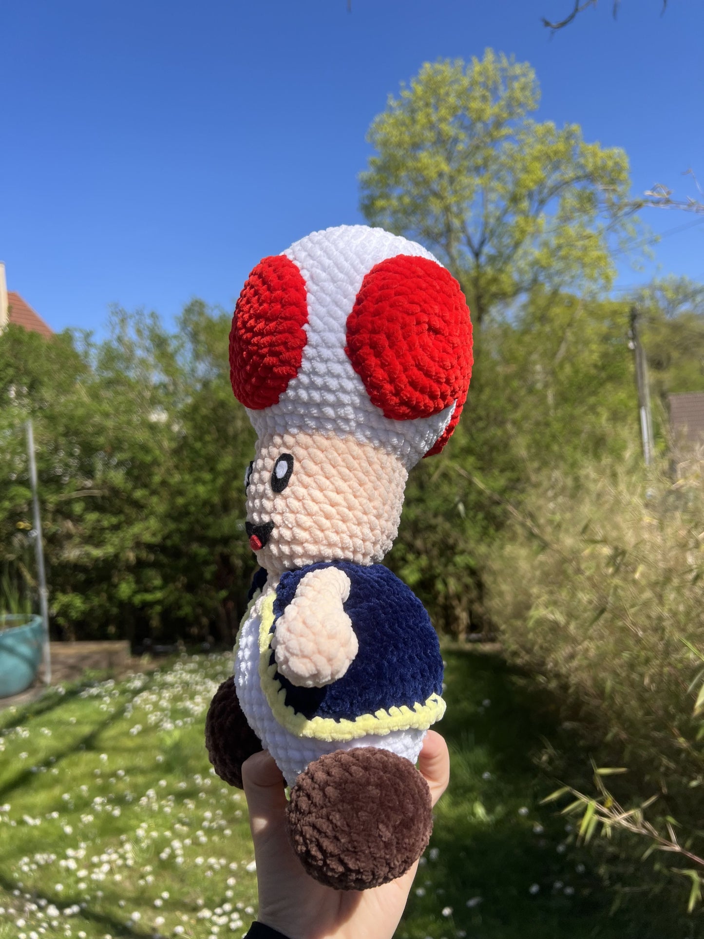 Peluche Toad đ Fait Main - Hecrochet