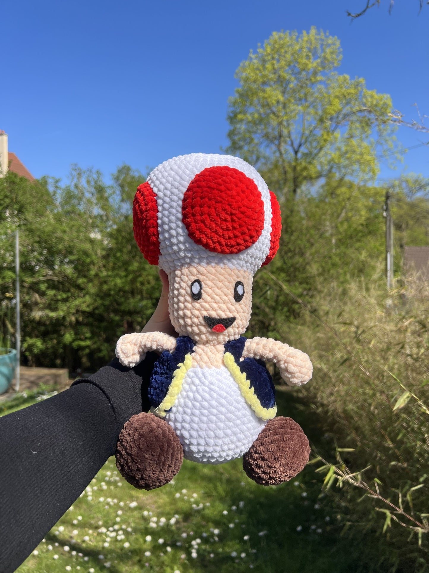 Peluche Toad đ Fait Main - Hecrochet