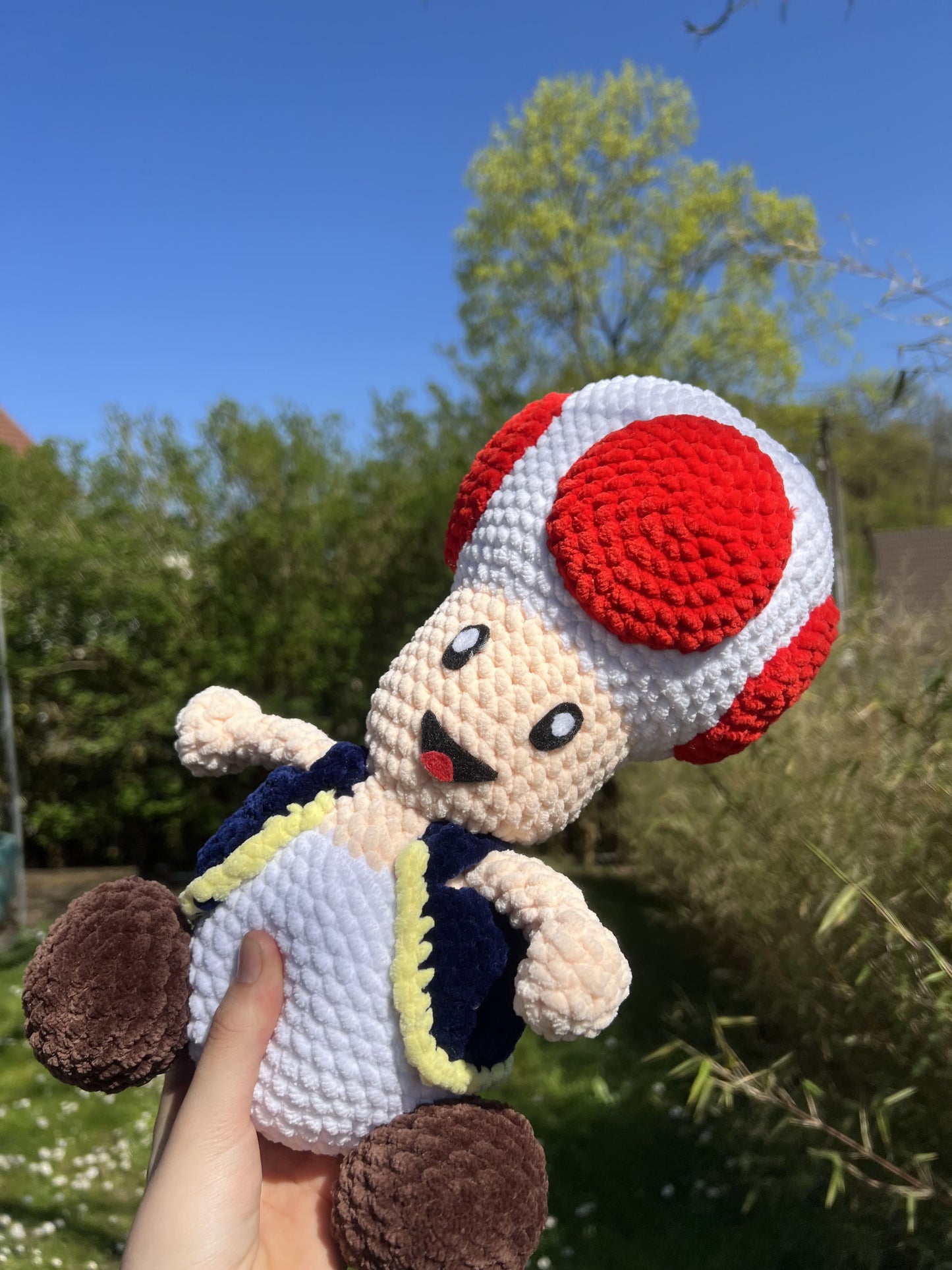 Peluche Toad đ Fait Main - Hecrochet