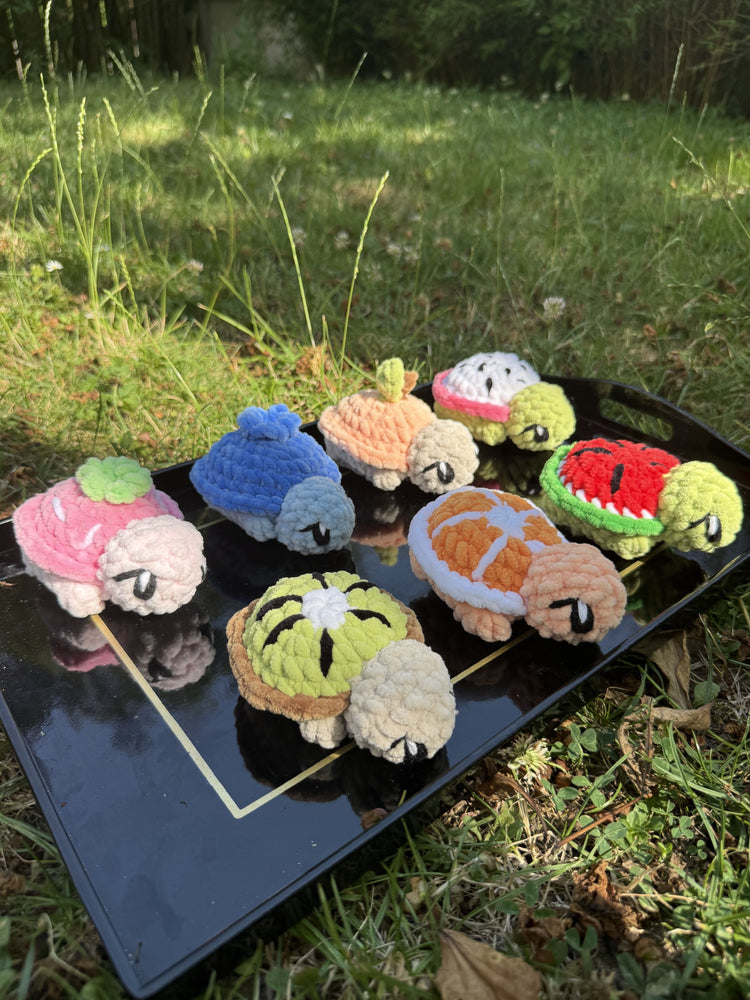 Mini Tortues Fruits - Hecrochet