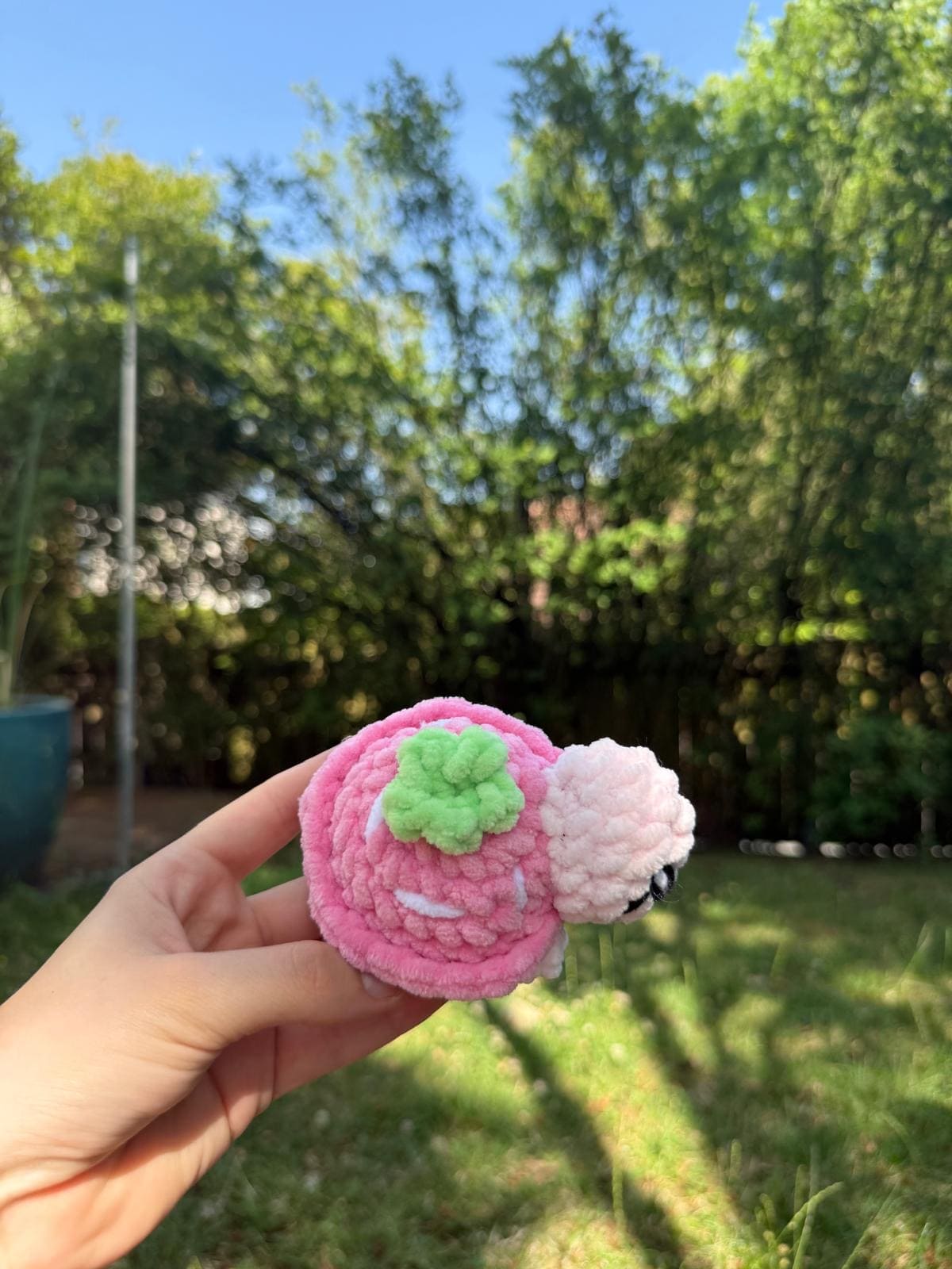 Petite Peluche Tortue Fraise🍓 Hecrochet