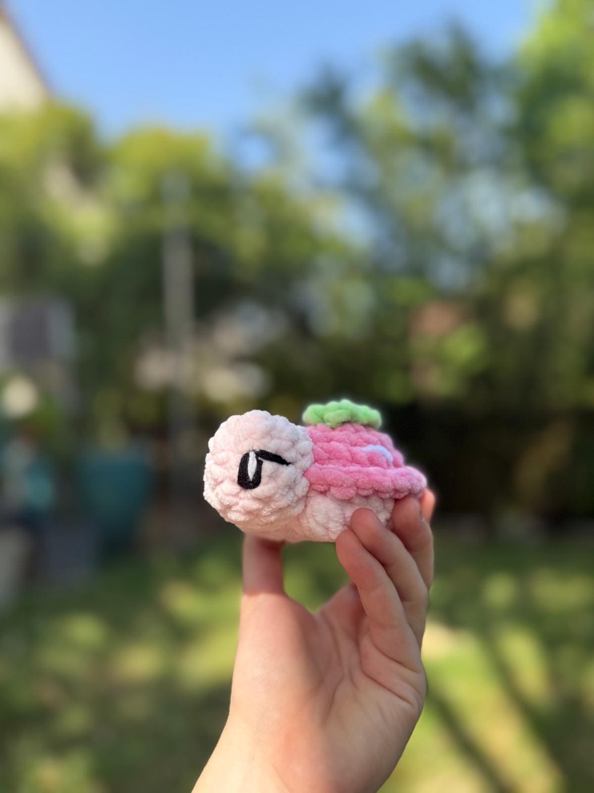 Petite Peluche Tortue Fraise🍓 Hecrochet